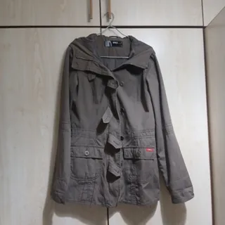 کت کتان رنگ قهوه ای