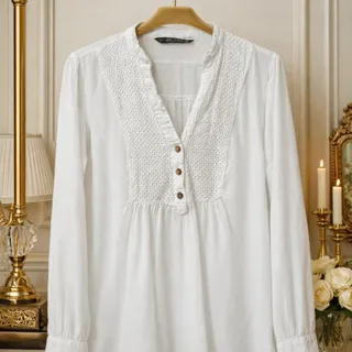 شومیز لینن برند زارا