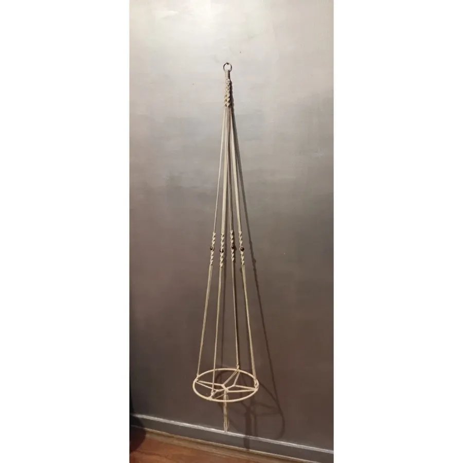 جا گلدانی مکرومه