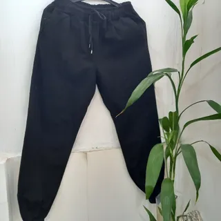 شلوار کتان کش اسلش نو