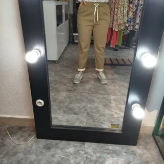 شلوار کتان مام دوحالته