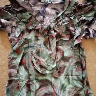 شومیز گلی چین چین