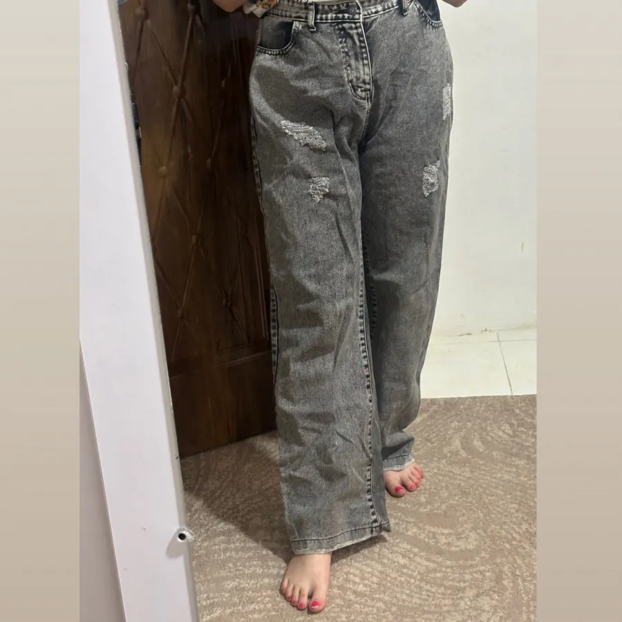 شلوار بگ ذغالی