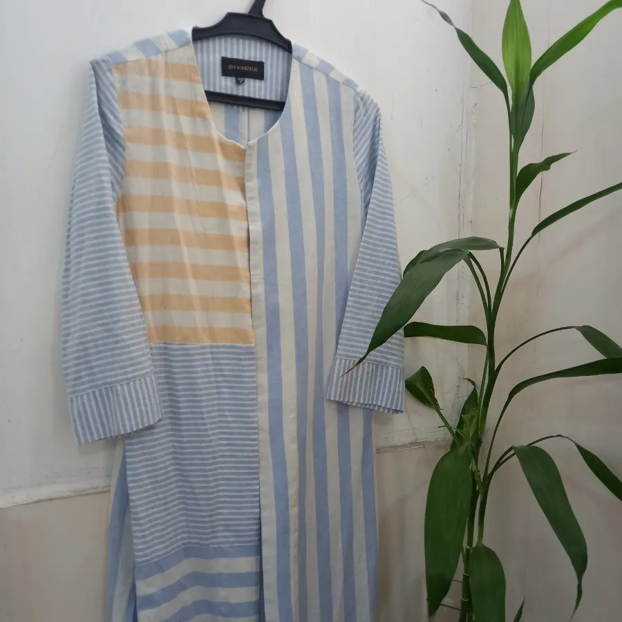 مانتو بلند رنگی