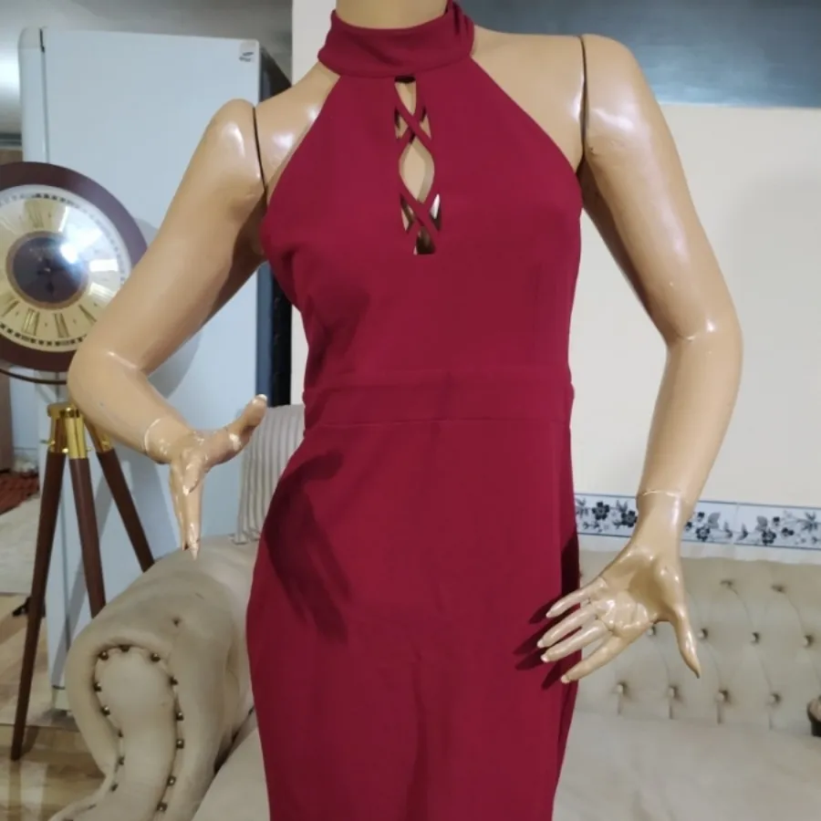 پیراهن مجلسی کوتاه کرپ کش