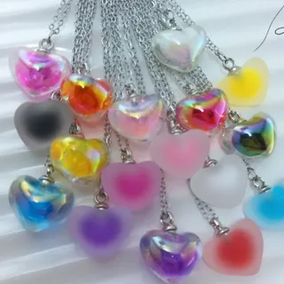 گردنبند قلبی سه بعدی