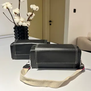 کیف مشکی مکعبی