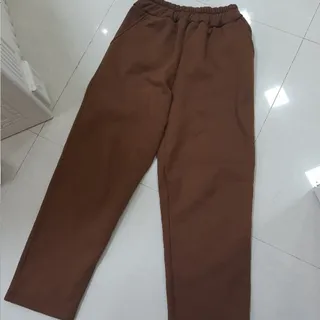 شلوار گرم قهوه ای