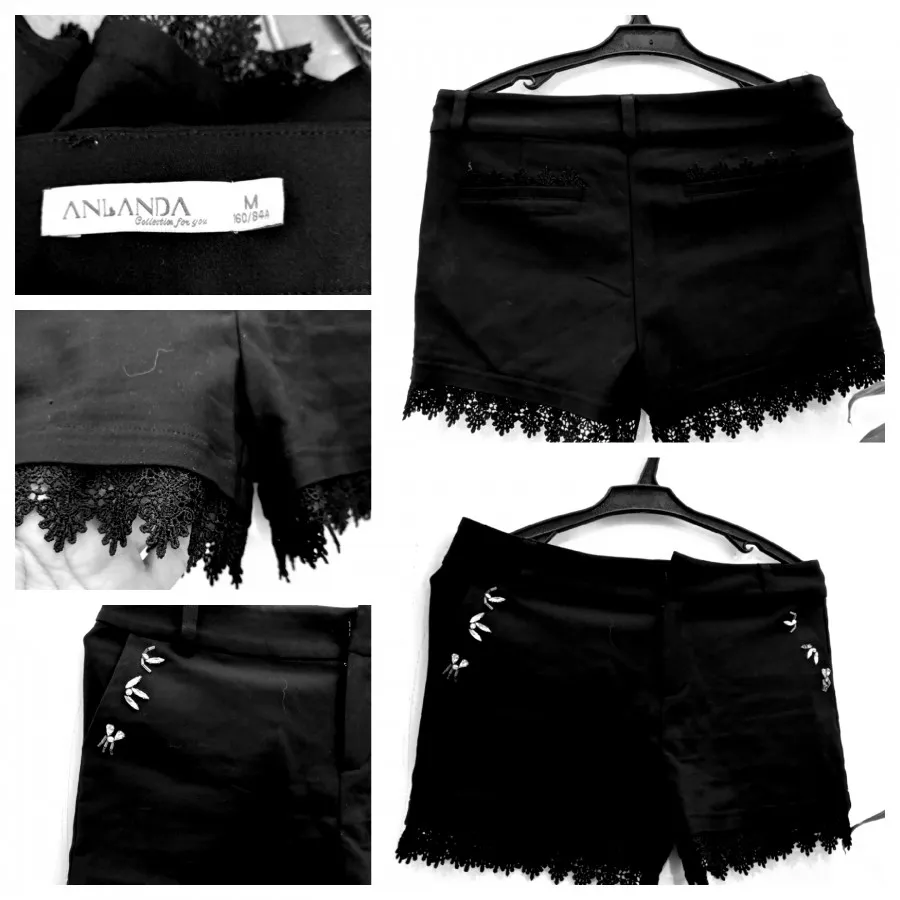 شورتک مشکی مجلسی برند