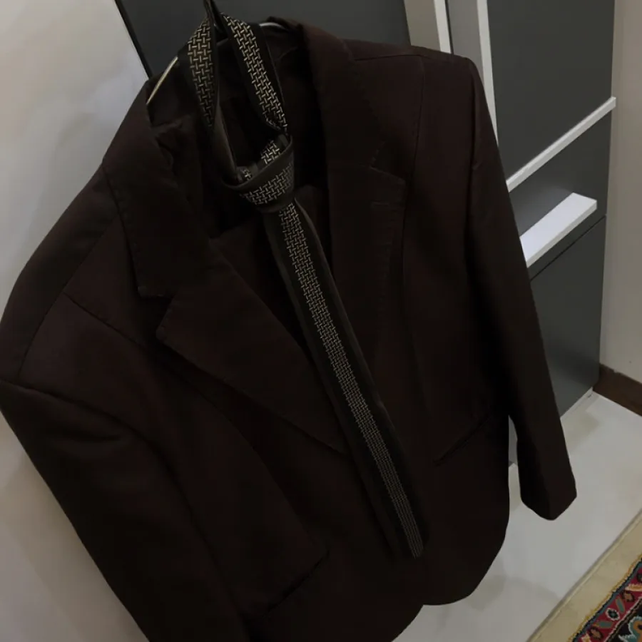 کت وشلوار مردانه قهوه ای