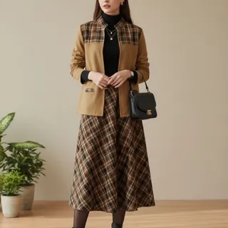 کت دامن پشمی