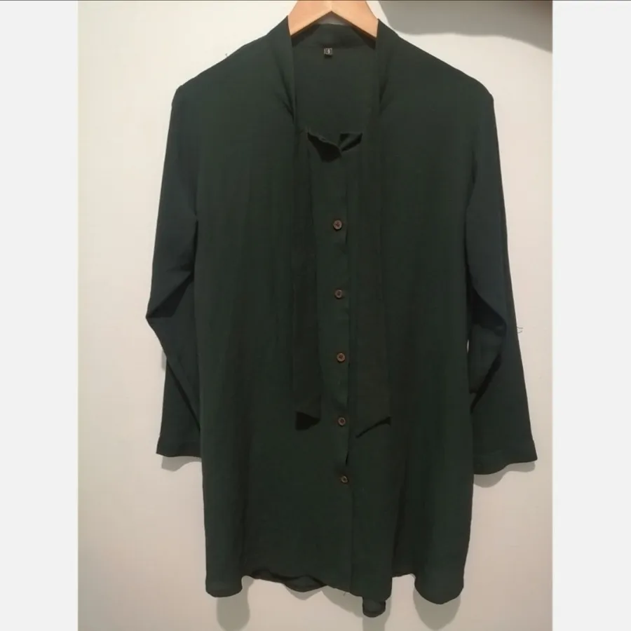 مانتو یقه کراواتی