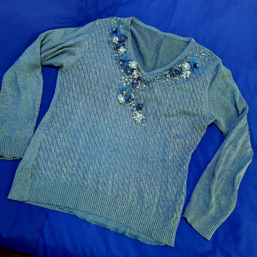 بلوز لمه جواهردوزی