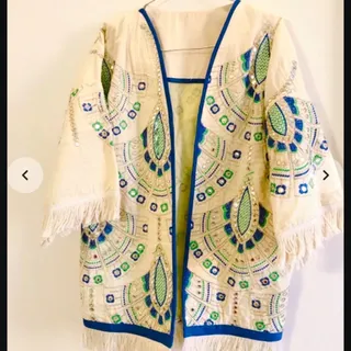 مانتو سوزن دوزی آینه کاری