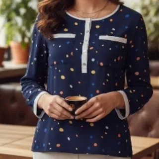 شومیز نخی نرم وارداتی