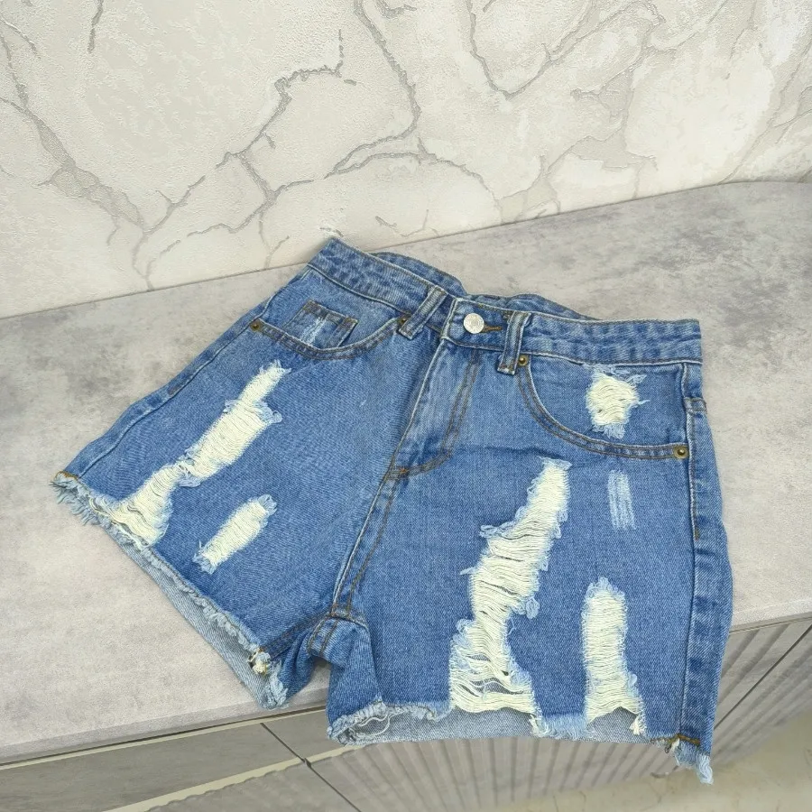 شورتک جین زاپدار