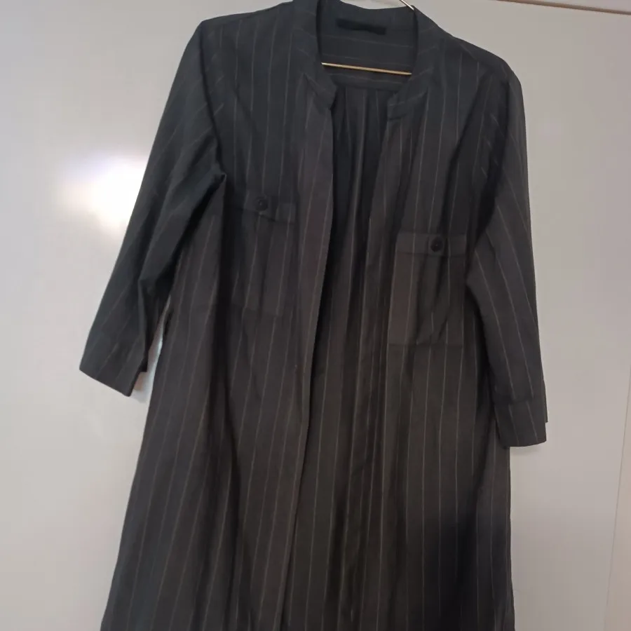 مانتو راه راه نوک مدادی