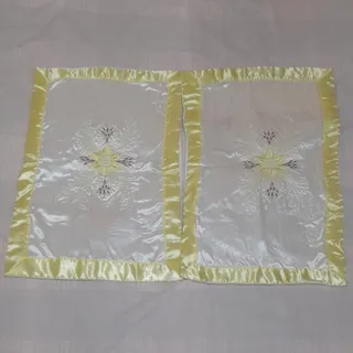 روبالشتی ساتن گلدوزی
