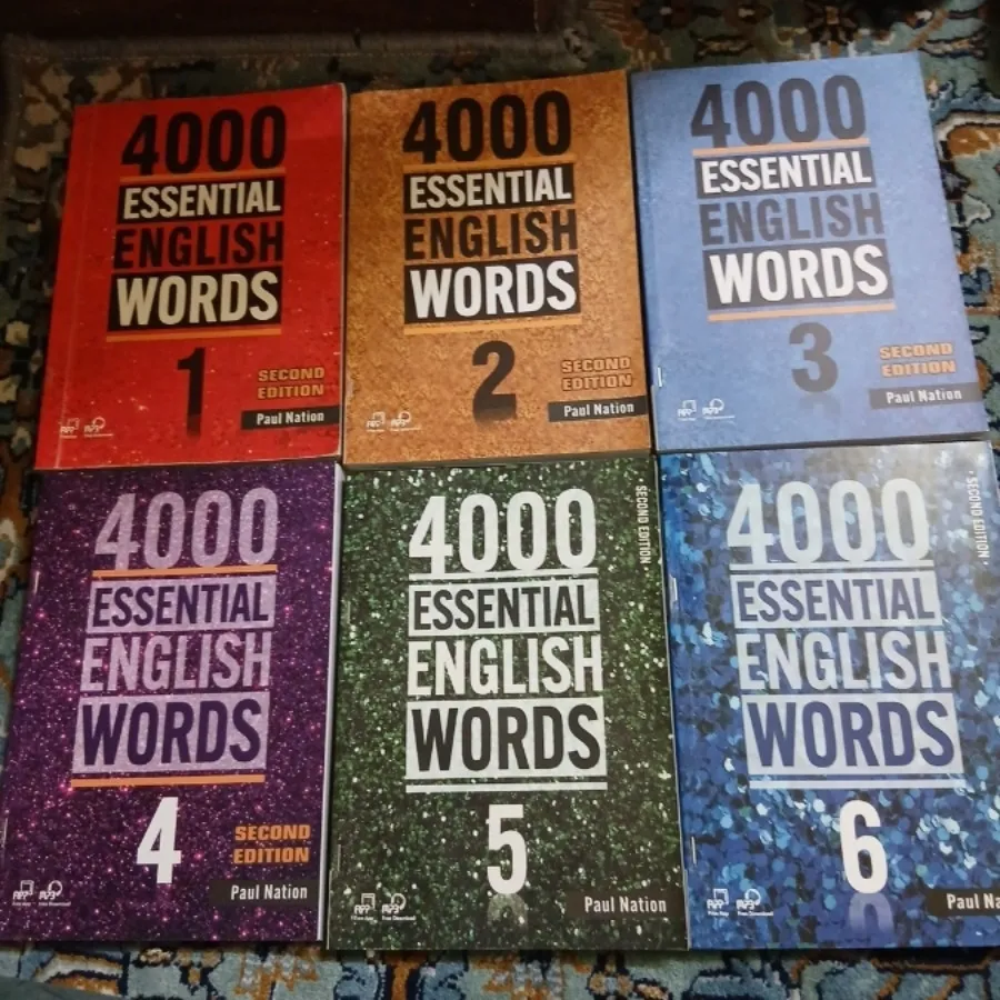 6 کتاب رنگی 4000 لغت