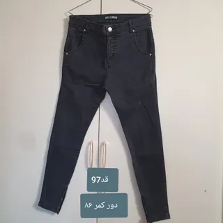 شلوار جین مشکی کاملا سالم