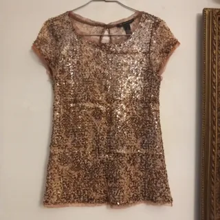 تاپ مجلسی پولکی رزگلد ♥️