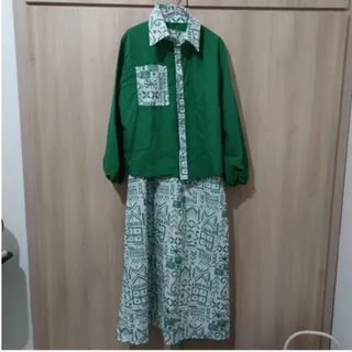 پیراهن نخی ساحلی