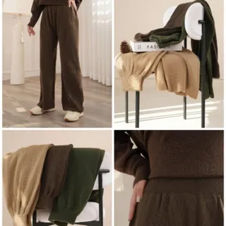 شلوار بافت مشکی مدل