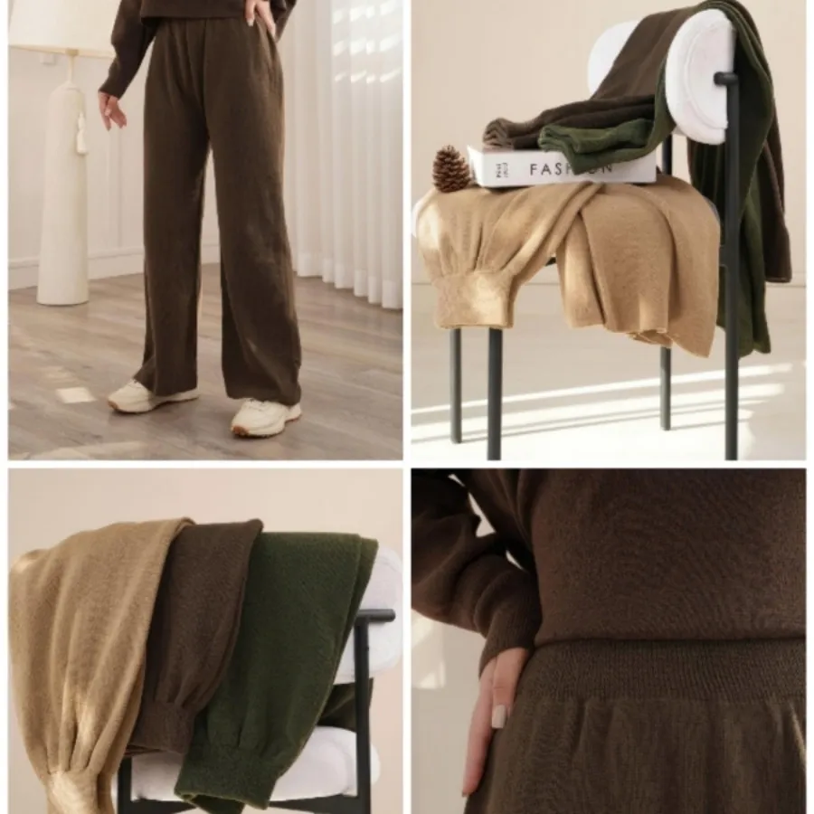 شلوار بافت مشکی مدل