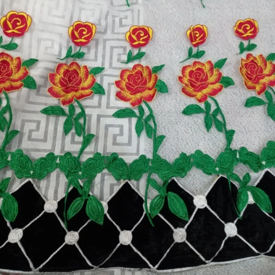 پارچه گلدوزی خوشگل