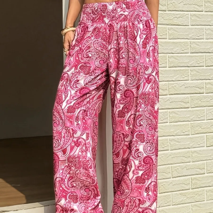 شلوار بگی طرحدار Shein