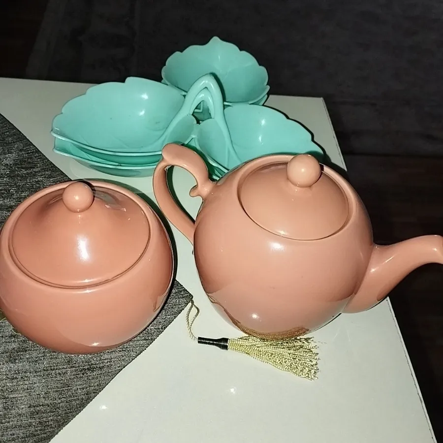 قندان و قوری رنگی