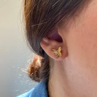 گوشواره آبکاری طلا اروپای