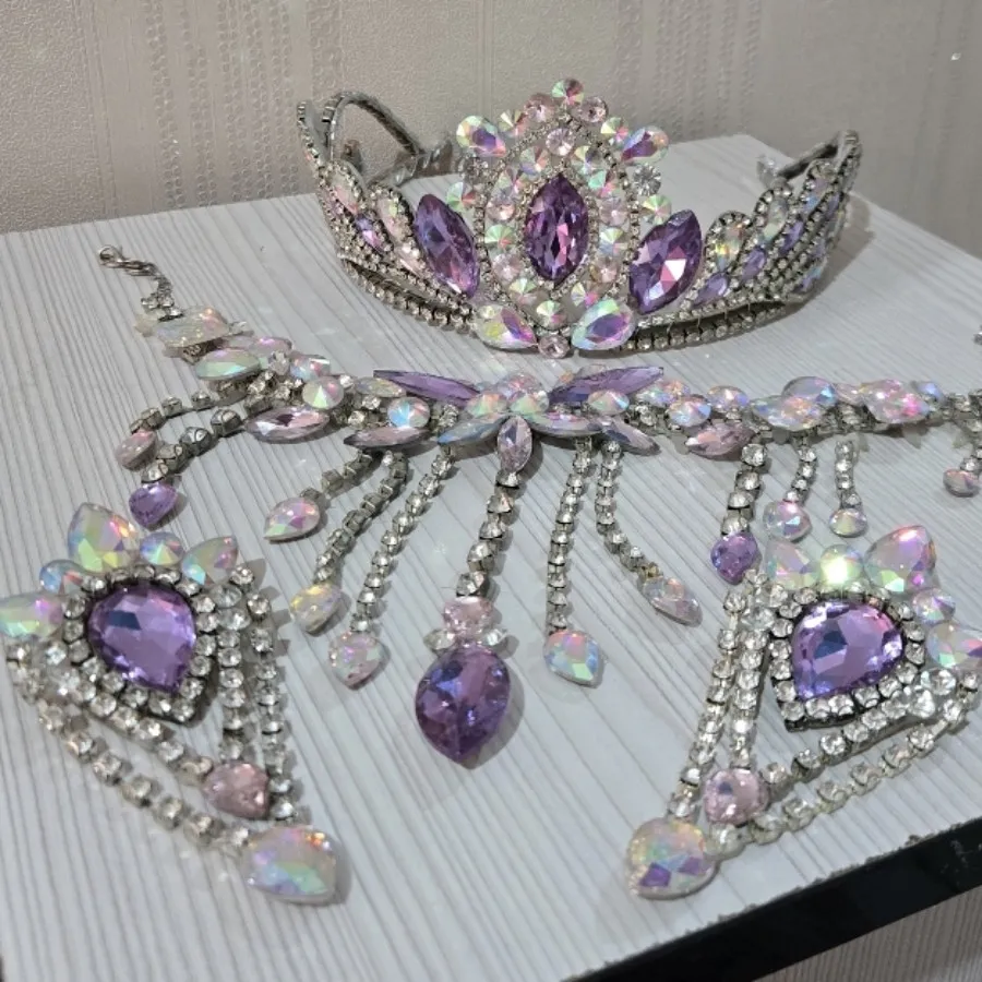 سرویس تاج گردنبند گوشواره