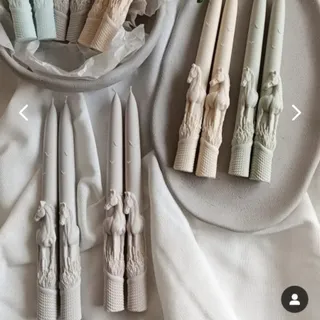 شمع قلمی اسب