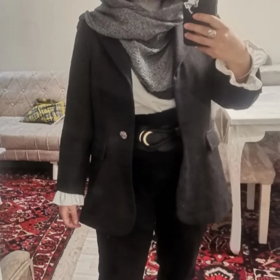 کت مشکی زرزری نو