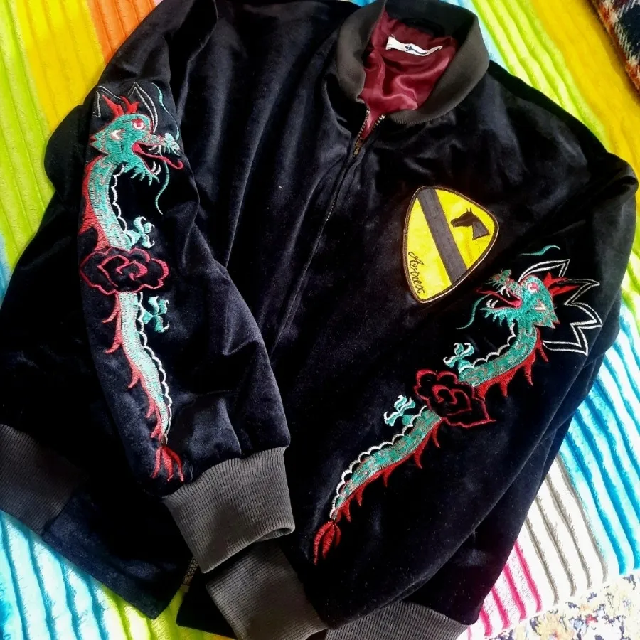 کاپشن ژاپنی گلدوزی