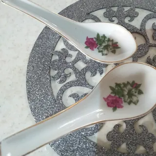 قاشق چینی گل شیپوری