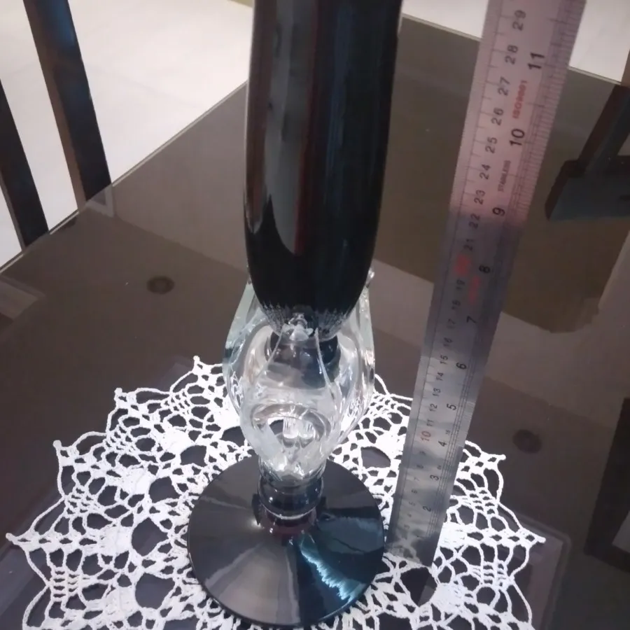 گلدان تک مشکی تزیینی