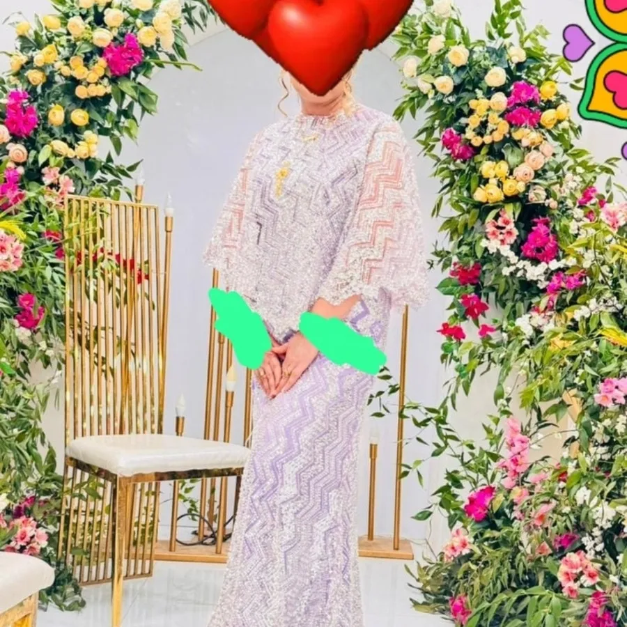 لباس مجلسی کامل مهره دار