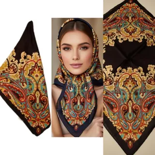 روسری/اسکارف ساتن
