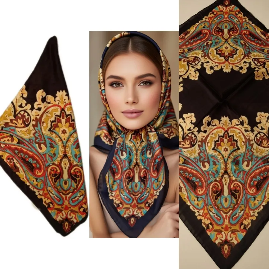 روسری/اسکارف ساتن