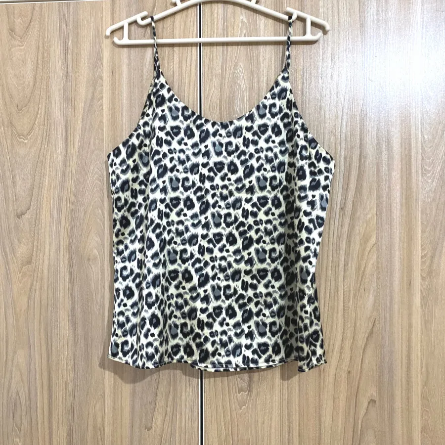 تاپ ساتن پلنگی