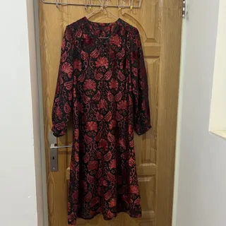 پیراهن مخمل گل برجسته
