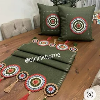 ست رومیزی و کاور کوسن