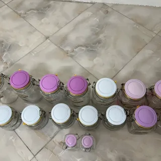 جا حبوباتی شیشه ای