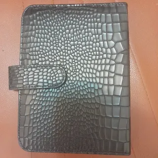 کلاسور چرمی مشکی