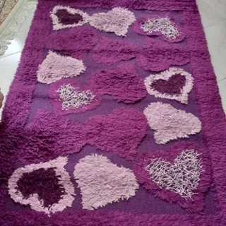 قالیچه فانتزی قلبی