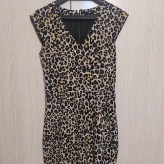 پیراهن کیوت پلنگی دخترانه