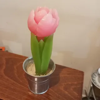 شمع فانتزی گل لاله