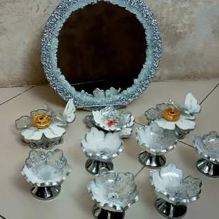 هفتسین پایه دار نقره‌ای